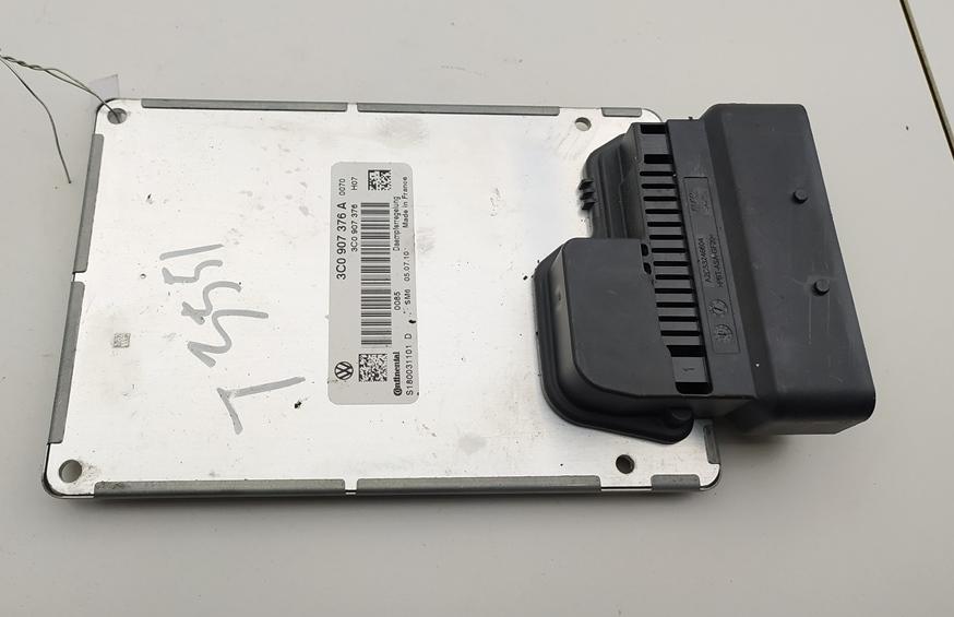 блок управления подвеской Volkswagen Passat B7 2010, 2.0 л., дизель, АКПП, серый, универсал, 3C0907376A