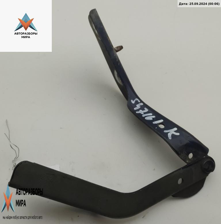 петля капота левая Peugeot 607 1 поколение 2002, синий, седан - фото №1