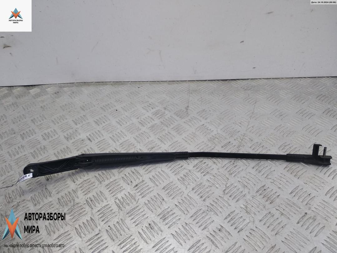 Щеткодержатель (поводок стеклоочистителя) передний Volkswagen Touran 1 поколение 2003, 1.9 л., дизель, МКПП, серый, минивэн, 1T0955409A - фото №1