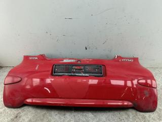 бампер задний Toyota Aygo 2007, красный, хетчбэк 5 дв., 521590H901