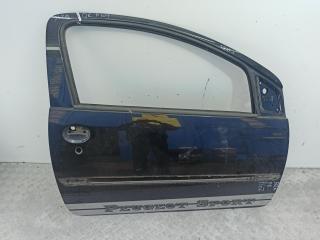 дверь сдвижная Peugeot 107 1 поколение 2005, чёрный, хетчбэк 3 дв.