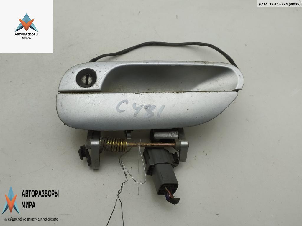 ручка наружная передняя левая Mazda MX-3 1 поколение 1997, 1.6 л., бензин, МКПП, серый, купе - фото №1