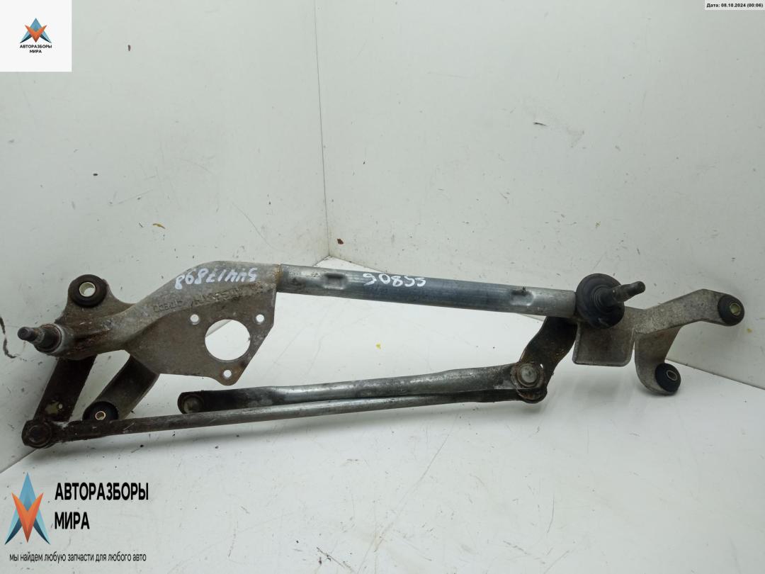 Механизм стеклоочистителя переднего (трапеция дворников) Nissan Primera P12 2002, 2.0 л., бензин, МКПП, зелёный, хетчбэк 5 дв. - фото №1