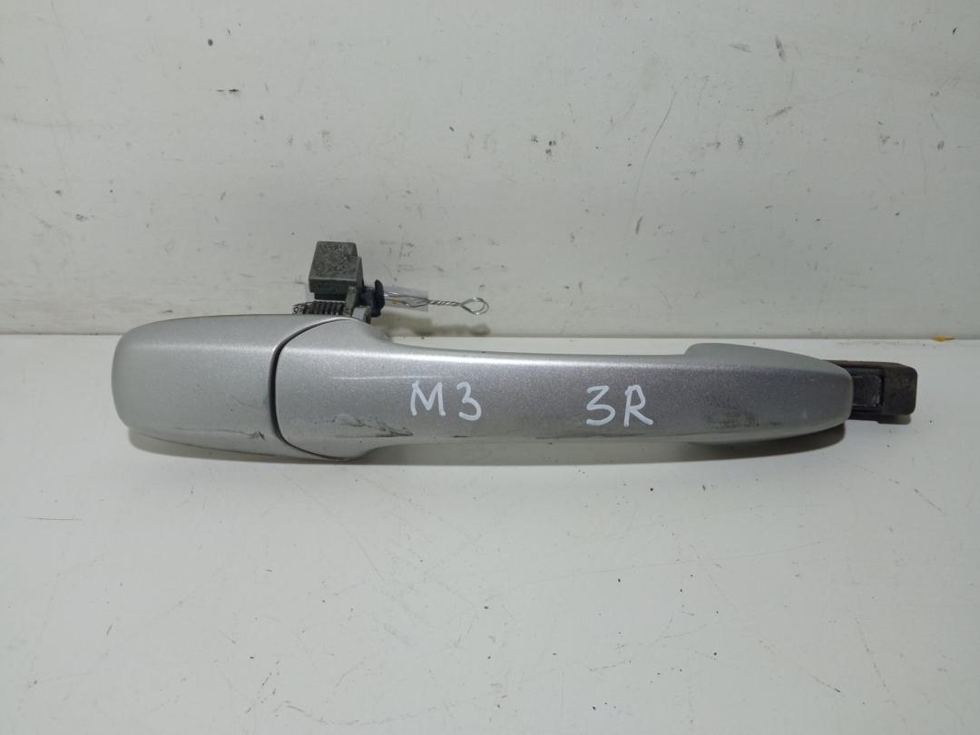 ручка наружная задняя правая Mazda 3 BK 2005, 1.6 л., дизель, МКПП, серый, седан, GJ6A-58-410N-67