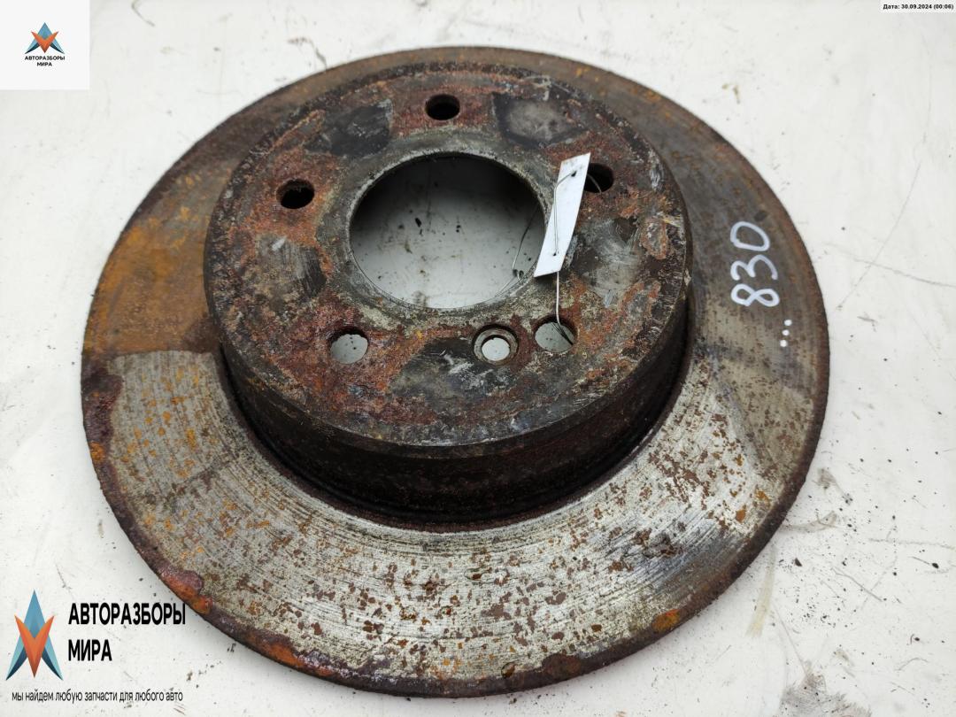 диск тормозной задний Mercedes-Benz C-Класс W203/S203/CL203 2002, 2.2 л., дизель, АКПП, серый, универсал - фото №1