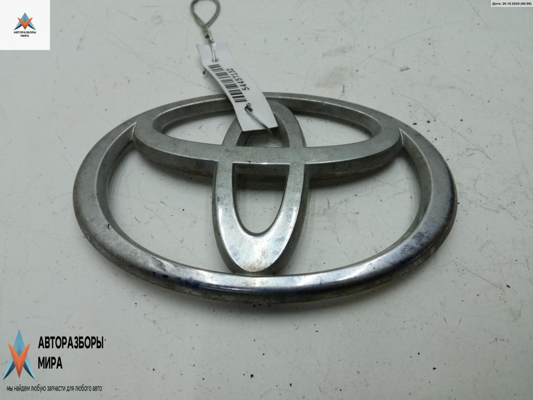 эмблема Toyota Corolla 9 поколение (E120/E130) 2003, 2.0 л., дизель, МКПП, чёрный, хетчбэк 5 дв., N0501341 - фото №1