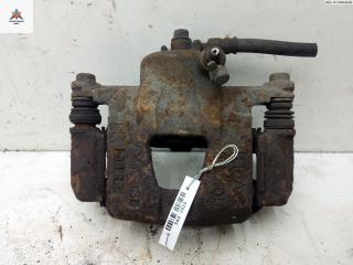 суппорт передний левый Chevrolet Kalos 1 поколение 2005, 1.2 л., бензин, МКПП, красный, хетчбэк 5 дв.