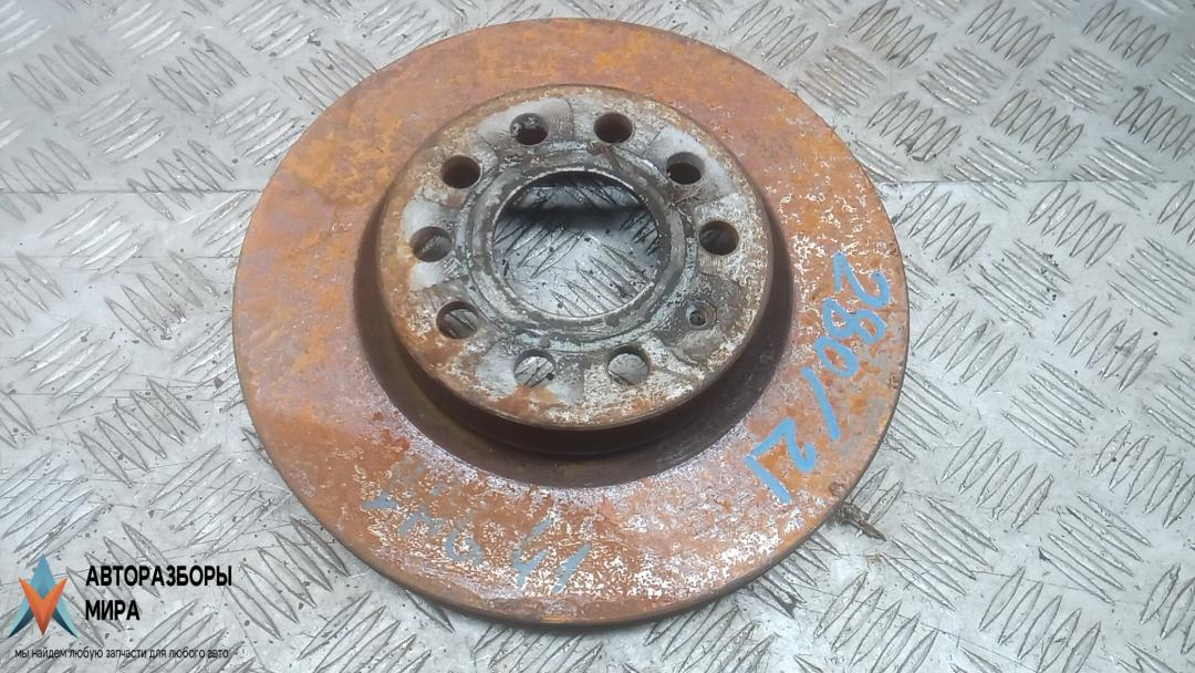 диск тормозной передний Skoda Yeti 1 поколение 2012, 2.0 л., дизель, МКПП, хетчбэк 5 дв., 1K0615301AS, 1K0615301AK - фото №1