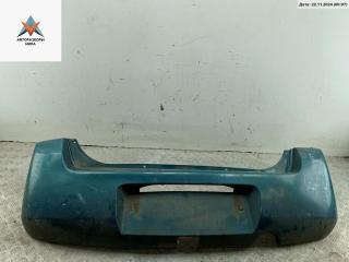 бампер задний Suzuki Wagon R 3 поколение 2005, зелёный, хетчбэк 5 дв.
