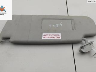 козырек солнцезащитный SEAT Leon 1 поколение 2003, 1.6 л., бензин, МКПП, серый, хетчбэк 5 дв., 6X0857551E