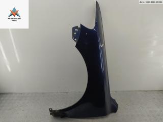 крыло переднее левое Volkswagen Touareg 1 поколение 2004, 2.5 л., дизель, АКПП, синий, внедорожник 5 дв., 7L6821101K