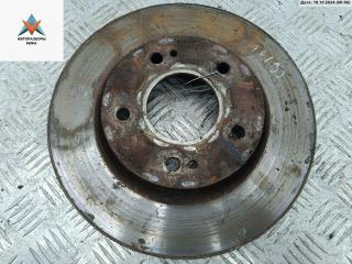 диск тормозной передний Mitsubishi Lancer 9 поколение 2004, 2.0 л., бензин, МКПП, синий, универсал, MR510966