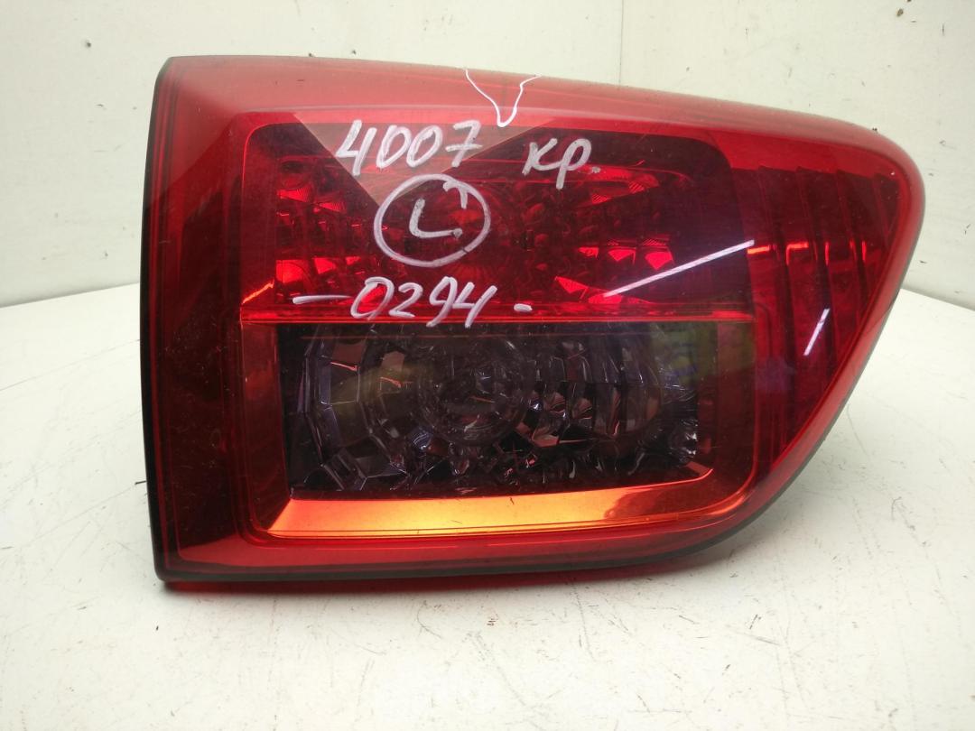 фонарь крышки багажника левый Peugeot 4007 2007, 2.2 л., дизель, МКПП, серый, внедорожник 5 дв., 9625385380