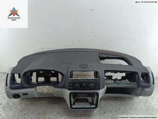 панель передняя салона (торпедо) Skoda Roomster 1 поколение 2006, 1.4 л., бензин, МКПП, синий, фургон