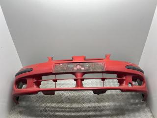 бампер передний Nissan Almera N16 2000, бензин, красный, хетчбэк 3 дв., 620224M540