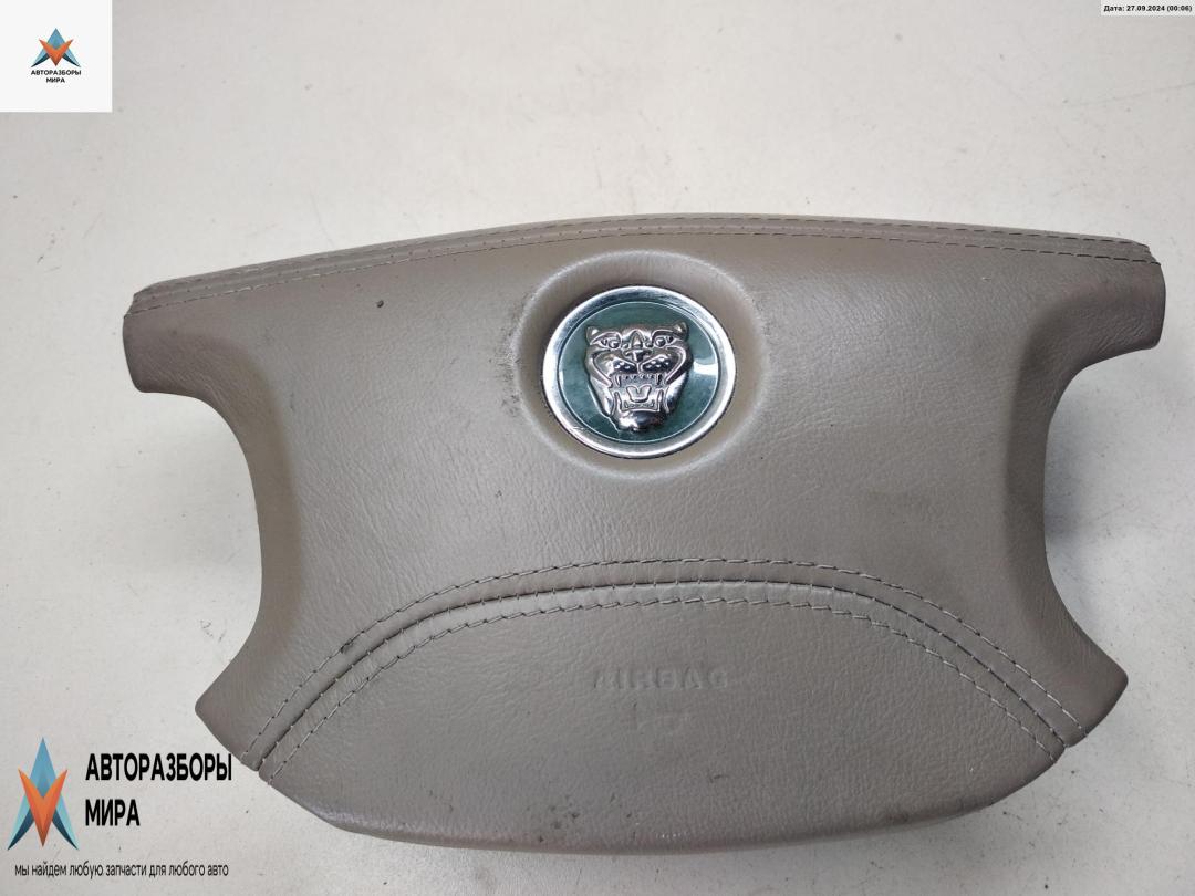подушка безопасности водителя Jaguar S-Type 1 поколение 2003, 2.5 л., бензин, АКПП, синий, седан, 2R8A3F818AC - фото №1