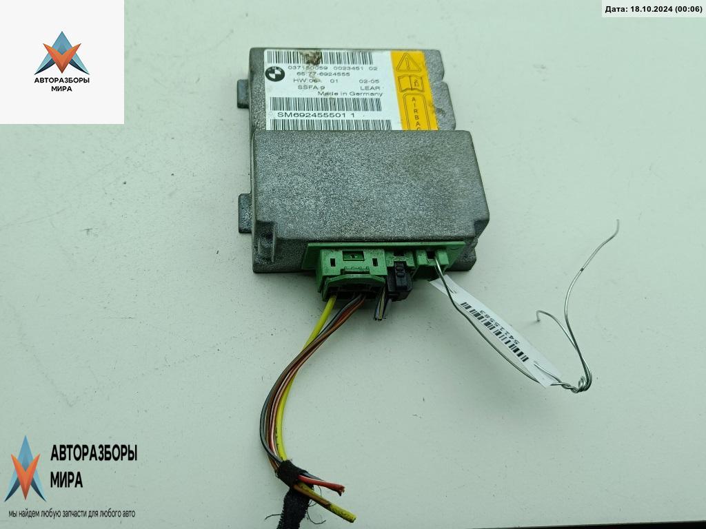 блок AirBag BMW 7 серия E65/E66/E67 2002, 4.4 л., бензин, АКПП, чёрный, седан, 65776924555, 6924555 - фото №1