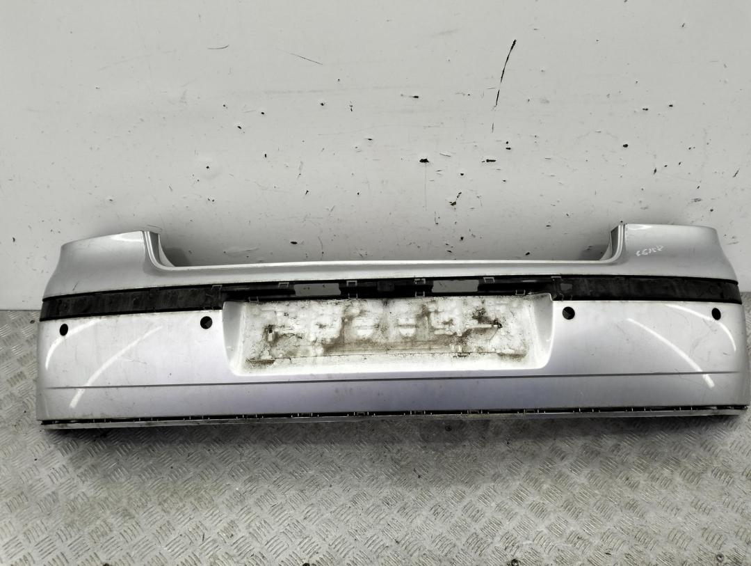 бампер задний Volkswagen Polo 2007, серый, хетчбэк 5 дв., 6Q6807421
