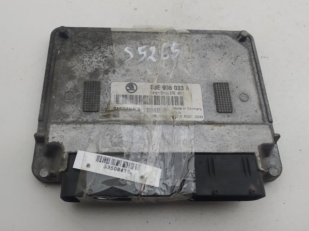 ЭБУ Skoda Fabia 1 поколение (6Y) 2003, 1.2 л., бензин, МКПП, серый, универсал, 03E906033A - фото №1