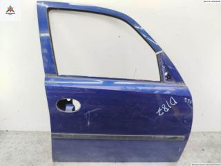 дверь сдвижная Opel Meriva 1 поколение (A) 2004, синий, минивэн