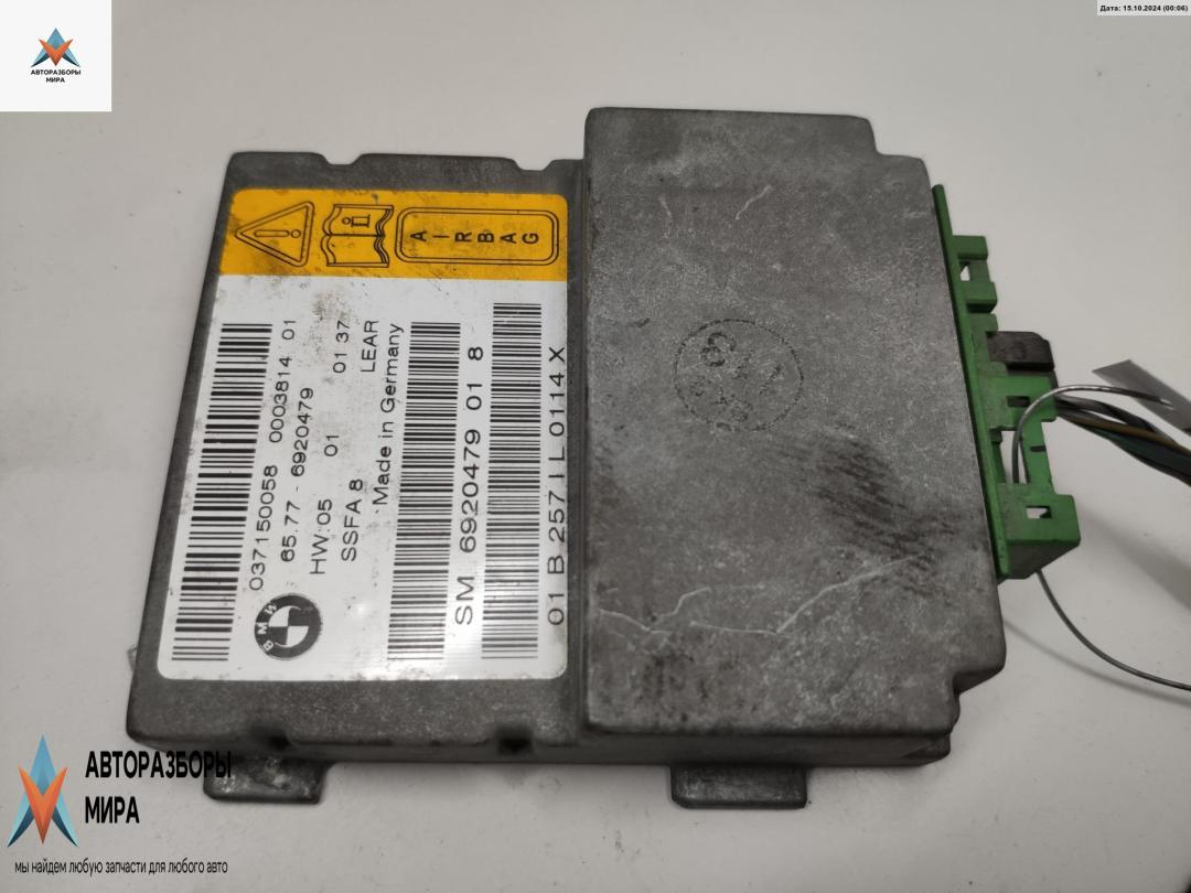 блок AirBag BMW 7 серия E65/E66/E67 2001, 4.4 л., бензин, АКПП, синий, седан, 65776920479 - фото №1