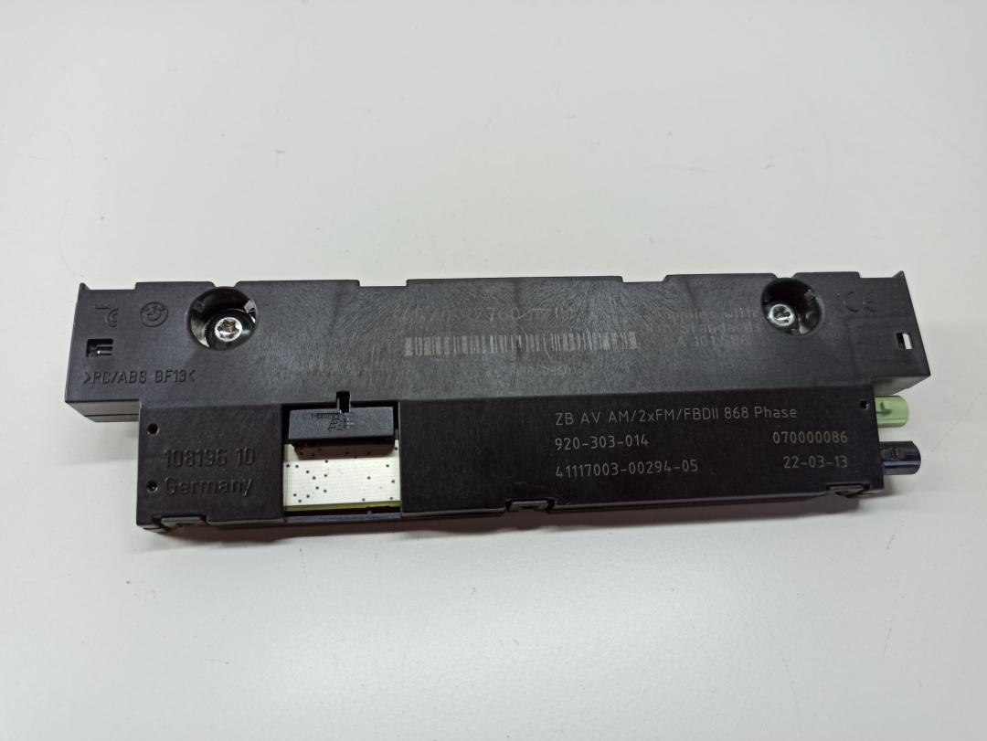 усилитель антенны BMW 5 F10/F11 2013, 2.0 л., дизель, АКПП, синий, универсал, 6520927603, 920303014, 411170030029405