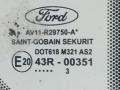 стекло (иные) Ford B-max 1 поколение 2013, 1.0 л., бензин, МКПП, красный, минивэн, AV11-R29750-A - фото №2