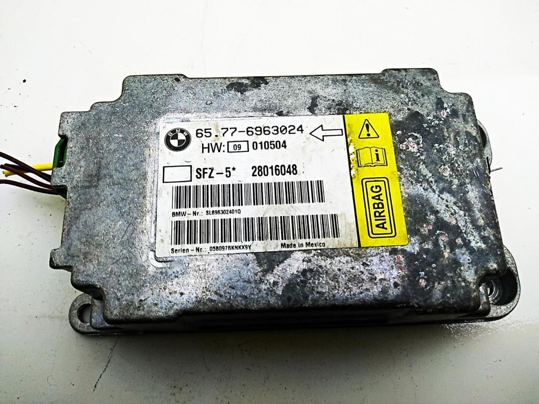 блок AirBag BMW 5 E60/E61 2004, 3.0 л., дизель, АКПП, синий, седан, 6963024