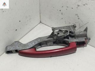 ручка наружная задняя левая Peugeot 308 T7 2009, 1.6 л., бензин, МКПП, красный, хетчбэк 5 дв., 9680168680