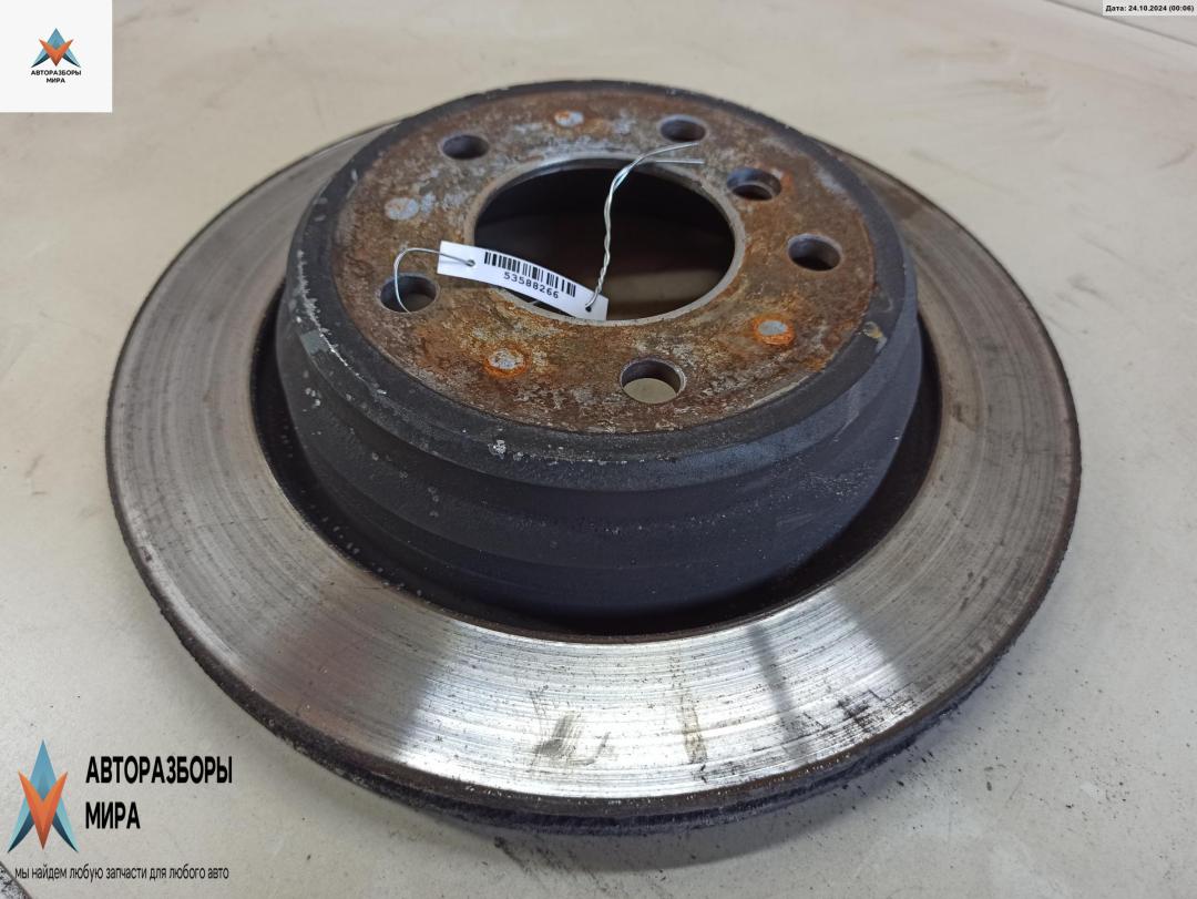 диск тормозной задний BMW 5 серия E39 1998, 2.0 л., бензин, МКПП, серый, универсал, 6767060 - фото №1