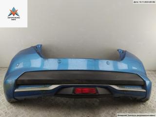бампер задний Nissan Micra 5 поколение K14 2017, синий, хетчбэк 5 дв.