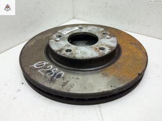 диск тормозной передний Hyundai Coupe 2002-2007 2003, 2.0 л., бензин, МКПП, красный, купе