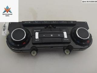 блок управления печки / климат-контроля Skoda Superb 2 поколение [рестайлинг] 2014, 2.0 л., дизель, МКПП, серый, универсал, 3T0907044CD