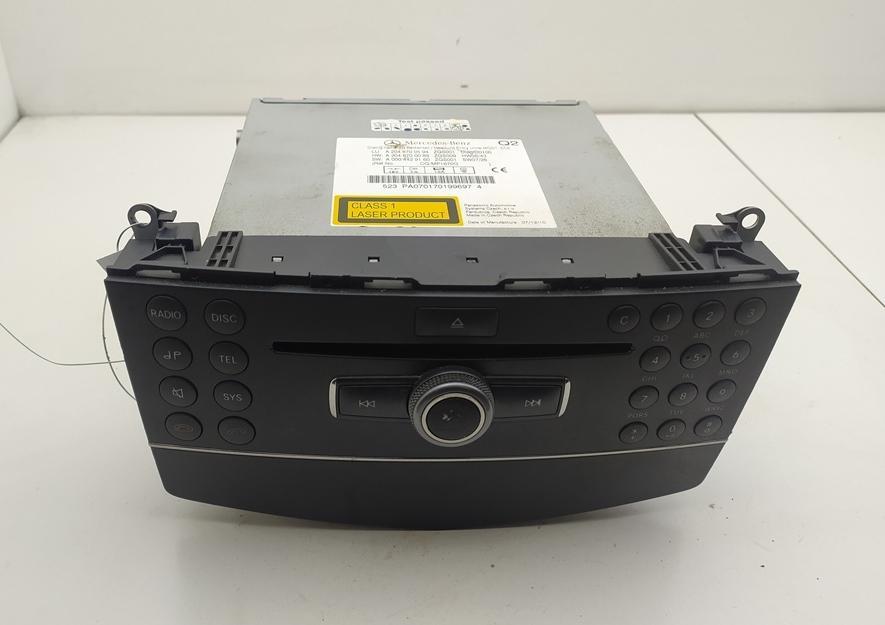 магнитола Mercedes-Benz C W204 2008, 2.2 л., дизель, АКПП, серый, универсал, 2048700594, 2048700089, 0004429160