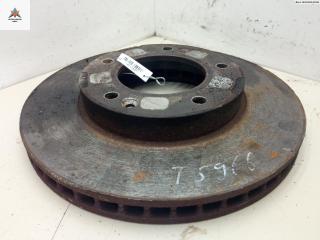 диск тормозной передний Kia Sorento 1 поколение 2005, 2.5 л., дизель, МКПП, серый, внедорожник 5 дв.