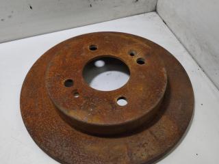 диск тормозной задний Hyundai i10 1 поколение 2009, 1.3 л., бензин, МКПП, красный, хетчбэк 5 дв.