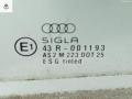 стекло двери задней левой Audi 80 8C/B4 1995, 2.0 л., бензин, МКПП, чёрный, универсал - фото №2