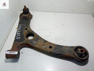 рычаг передний правый Toyota Corolla 9 поколение (E120/E130) 2003, 2.0 л., дизель, МКПП, серый, хетчбэк 5 дв.