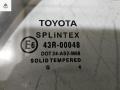 форточка задняя правая Toyota Avensis 2 поколение (T250) 2004, 1.8 л., бензин, МКПП, чёрный, седан - фото №2