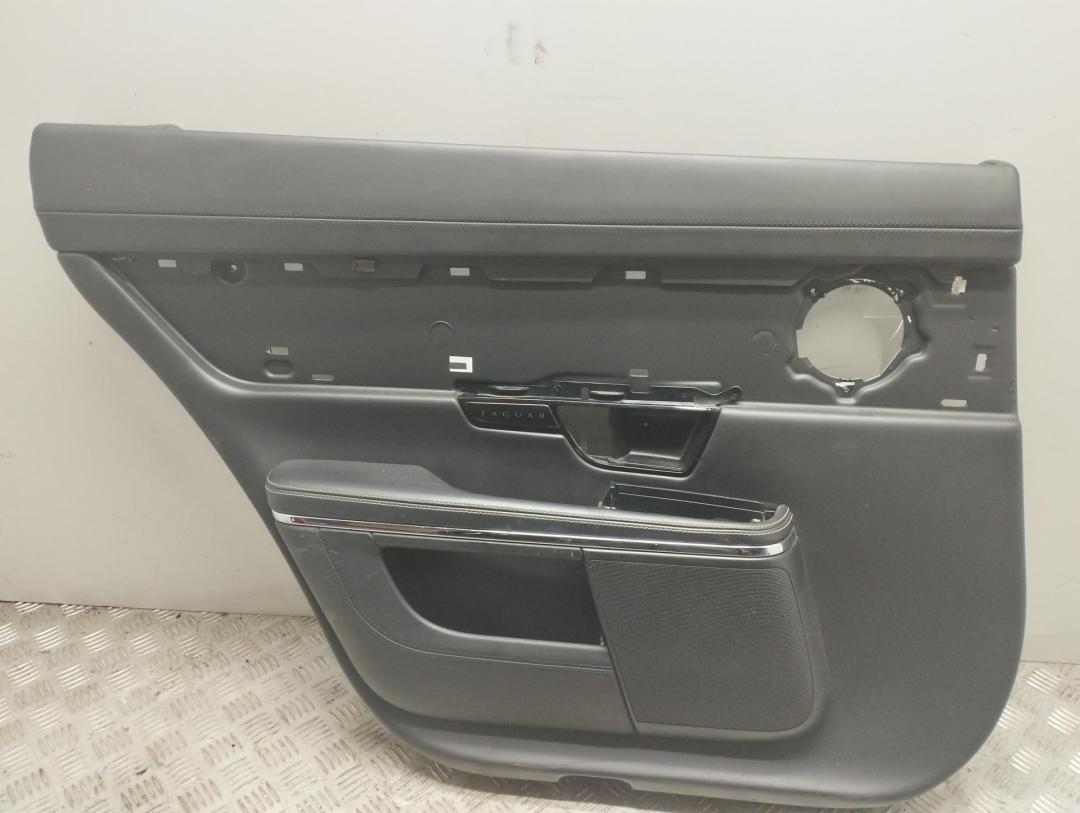 обшивка двери задняя левая Jaguar XJ 2011, 3.0 л., дизель, АКПП, чёрный, седан, 9668633C000935