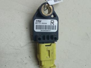 датчик AirBag Toyota Avensis 2 поколение (T250) 2005, 2.0 л., дизель, МКПП, серый, универсал, 263505091F