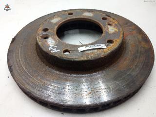 диск тормозной передний Kia Sorento 1 поколение 2005, 2.5 л., дизель, АКПП, чёрный, внедорожник 5 дв.