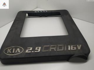 декоративная крышка двигателя Kia Carnival VQ 2005, 2.9 л., дизель, АКПП, чёрный, минивэн