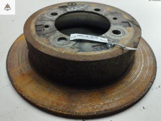 диск тормозной задний Mitsubishi Galant 7 поколение 1995, 2.0 л., бензин, АКПП, зелёный, седан