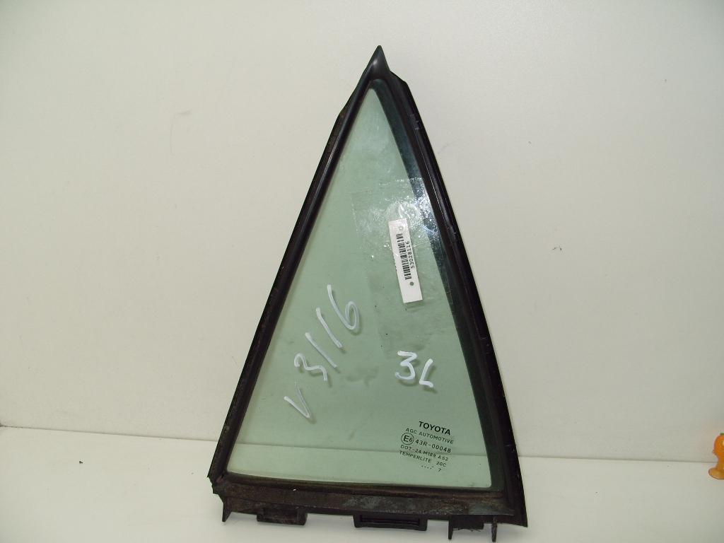 форточка задняя правая Toyota Auris 2008, 1.6 л., бензин, МКПП, серый, хетчбэк 5 дв.