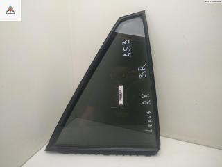 форточка задняя правая Lexus RX 2 поколение 2004, 3.0 л., бензин, АКПП, серый, внедорожник 5 дв.