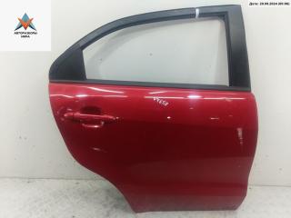 дверь сдвижная Kia Rio 4 поколение 2016, красный, хетчбэк 5 дв.