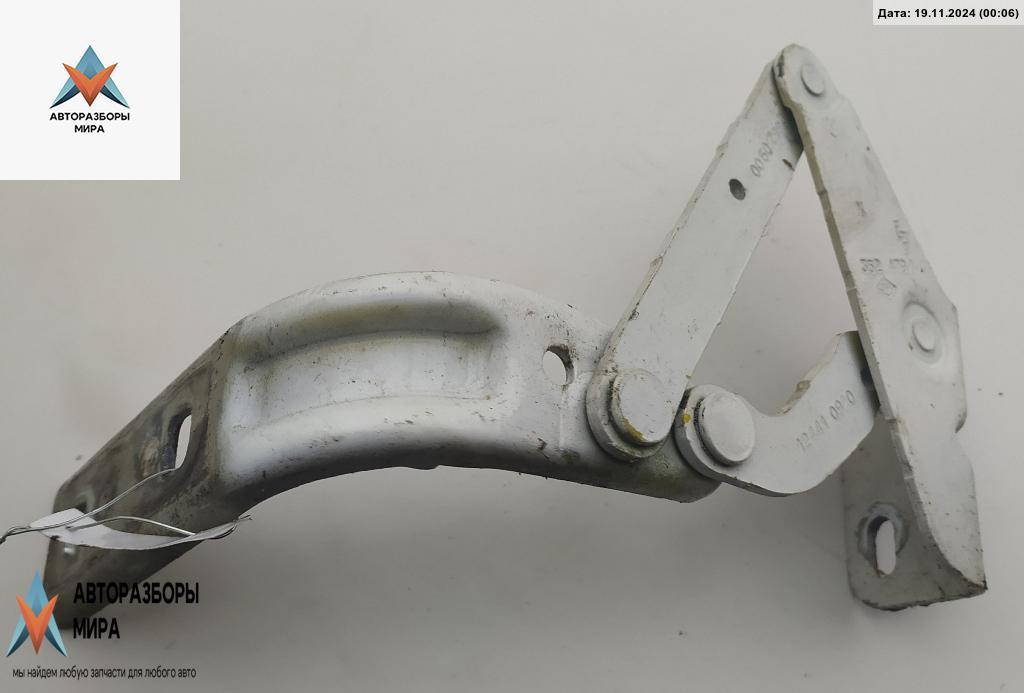 петля капота правая Renault Master 2 поколение 2000, белый, микроавтобус - фото №1
