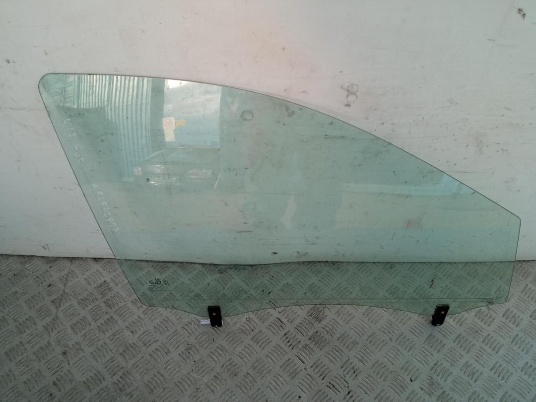 стекло двери передней правой Kia Sorento 1 (BL, 2005, 2.5 л., дизель, АКПП, чёрный, внедорожник 5 дв., 43R-000382