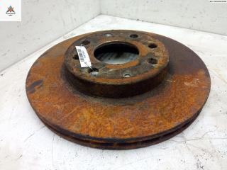 диск тормозной передний Chevrolet Kalos 1 поколение 2005, 1.2 л., бензин, МКПП, красный, хетчбэк 5 дв.